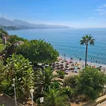 Beach Villa ,Nerja, Seaview, Pool, 3 Bedrooms, Huge Terrace And Garden