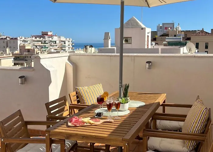 Torrecilla Penthouse With Private Roof Terrace In Central Nerja Close To The Sea