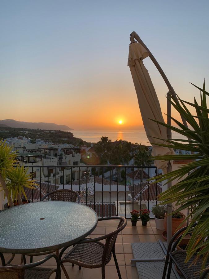 Playa Burriana, Stor Terass, Havsutsikt, Pool Apartamento