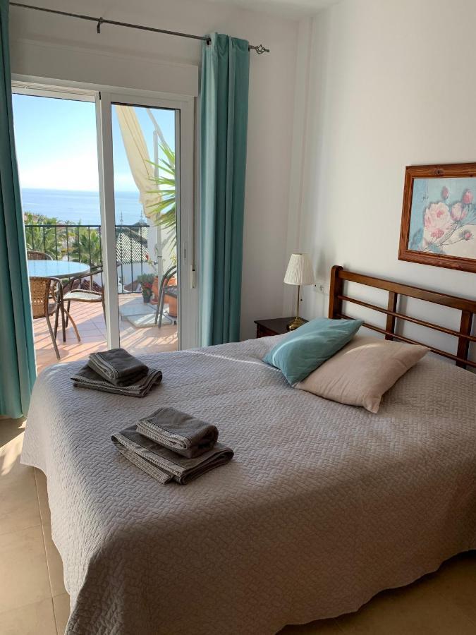 Playa Burriana, Stor Terass, Havsutsikt, Pool Apartamento Nerja