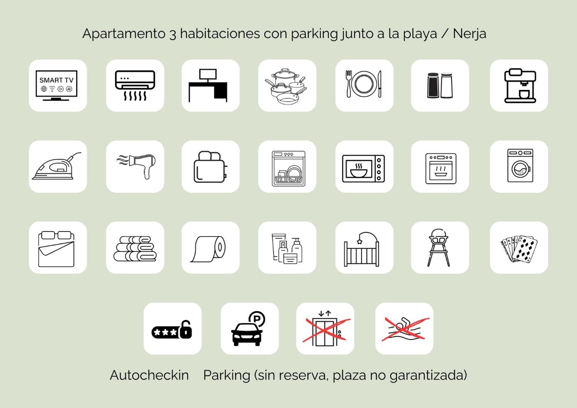 3 Hab Con Parking Junto A La Playa