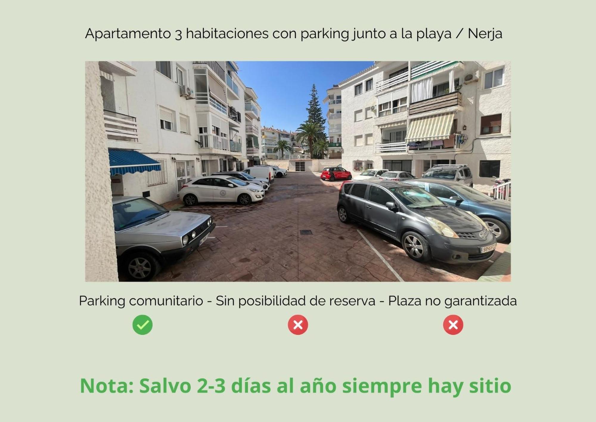 3 Hab Con Parking Junto A La Playa Nerja
