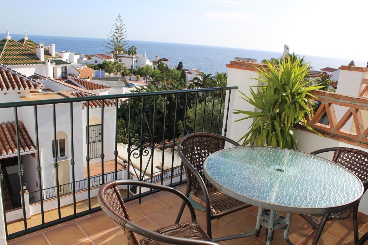 Playa Burriana, Tva Terasser, Havsutsikt, Pool Apartamento