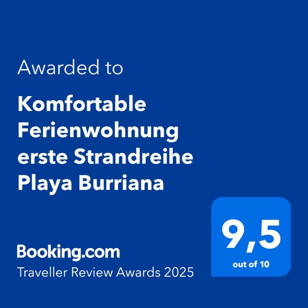 Appartement Komfortable Erste Strandreihe Playa Burriana Nerja